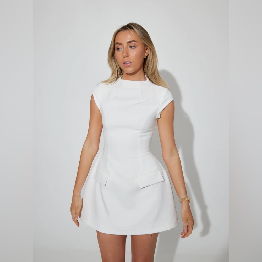 The Ultimate Muse Cap Sleeve Mini Dress